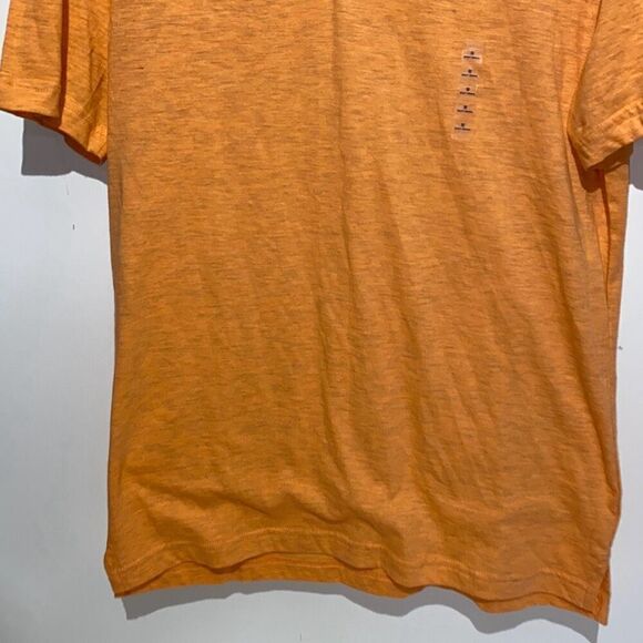 Arizona Jean Co. Men's Orange Heather Two Button Polo Shirt Size Medium NWT - Picture 2 of 8